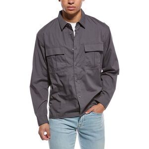 Frame Denim Mens Frame Multi Pocket Shirt, White